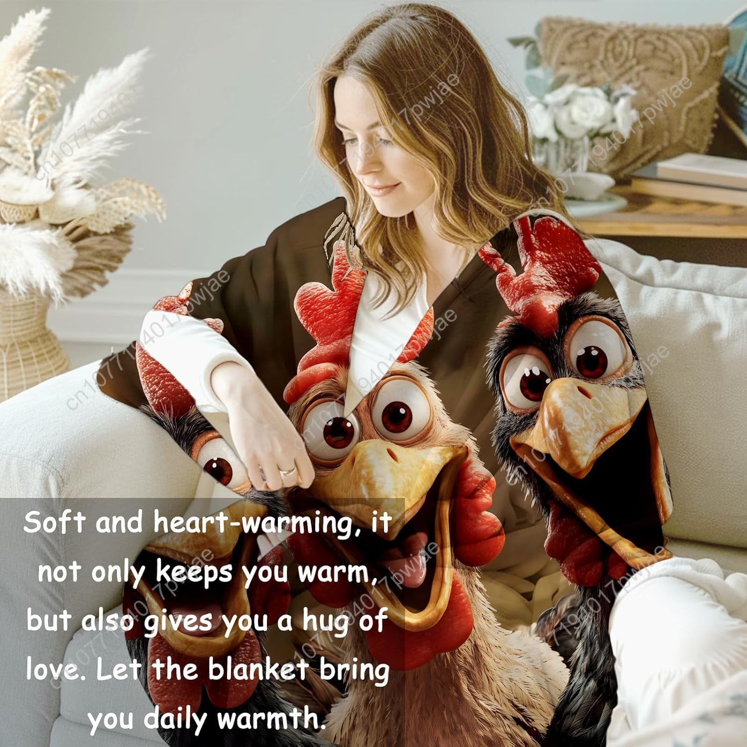 Chickens Blanket Gifts for Wom - Home Textiles recensione e prezzo