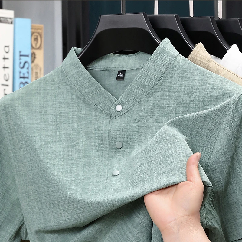 Summer Stand Collar Half Butto - Home Textile recensione e prezzo