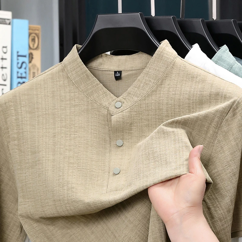 Summer Stand Collar Half Butto - Home Textile recensione e prezzo