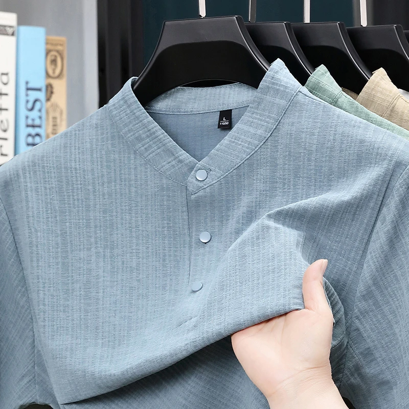 Summer Stand Collar Half Butto - Home Textile recensione e prezzo