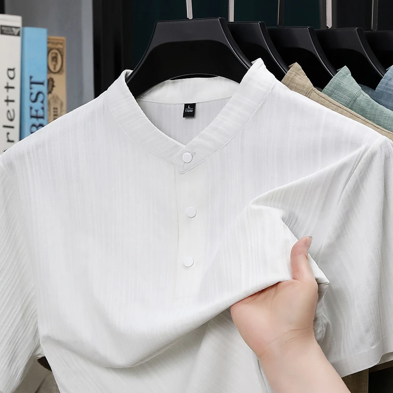 Summer Stand Collar Half Butto - Home Textile recensione e prezzo