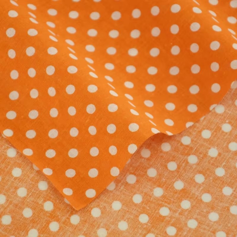 50X150CM White Orange Polka Do - Home Textiles Products recensione e prezzo