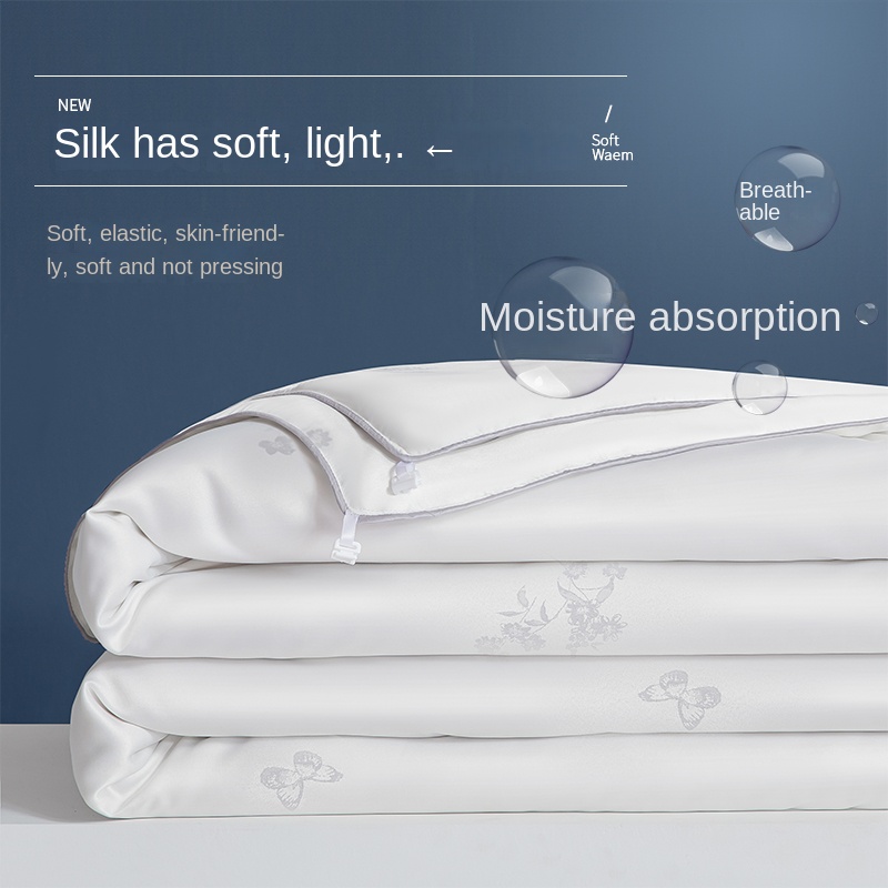 100% Mulberry Silk Comforters  - Quilt Cotton Summer recensione e prezzo