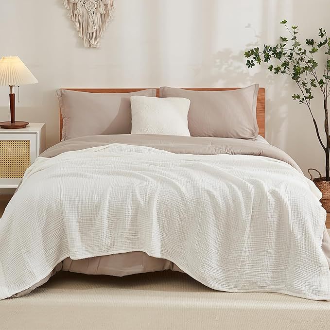 100% Cotton Muslin Blanket For - Quilt Cotton Summer recensione e prezzo