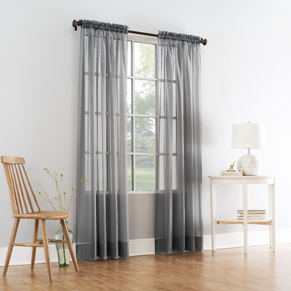 Sheer Voile Rod Pocket Curtain - Curtain Sheer Voile recensione e prezzo