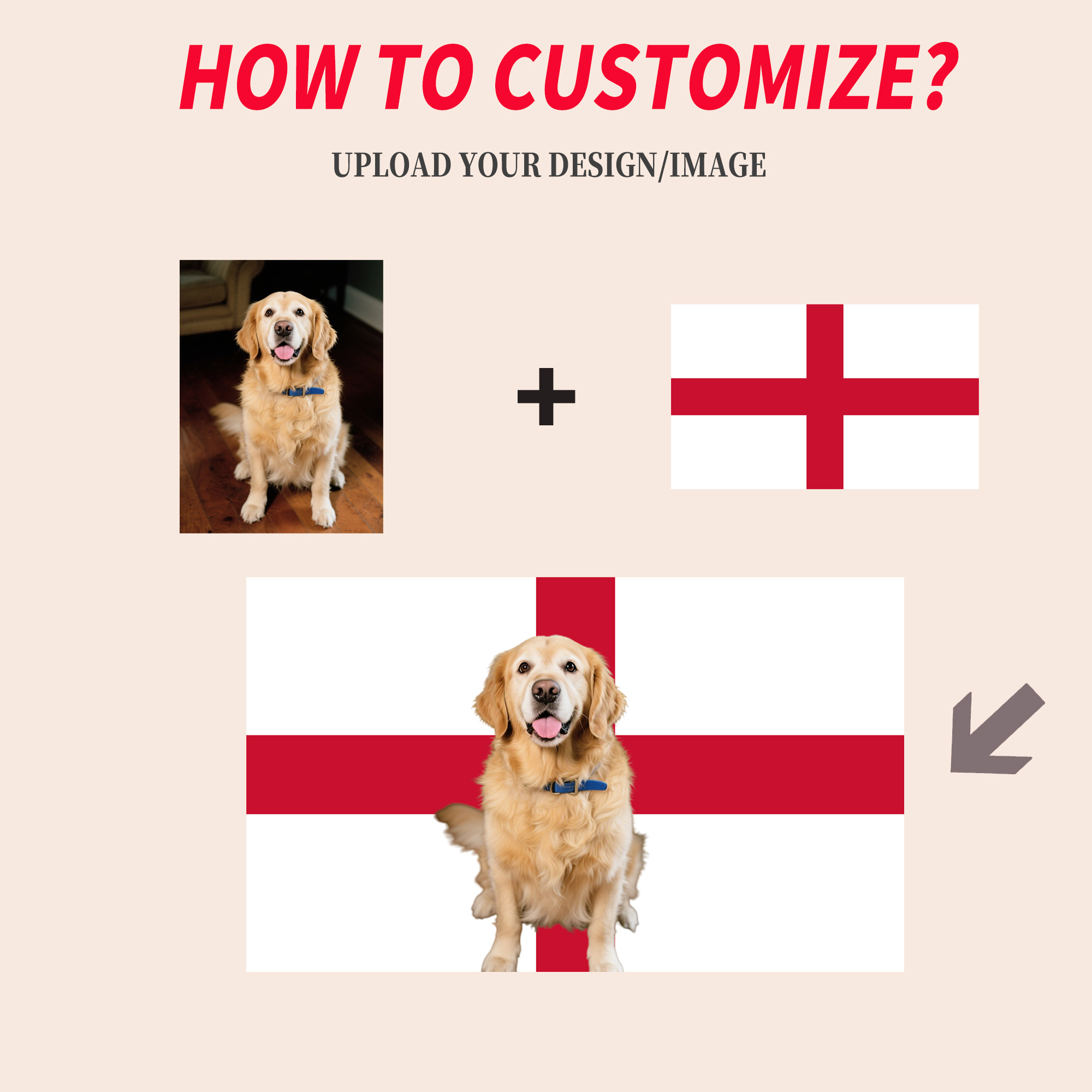 1pc 2D FLAT Personalize Englan - Home Textile recensione e prezzo