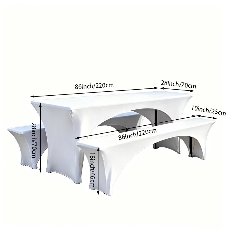 3Pcs Spandex Table Cover Open  - Home Textiles Today News recensione e prezzo