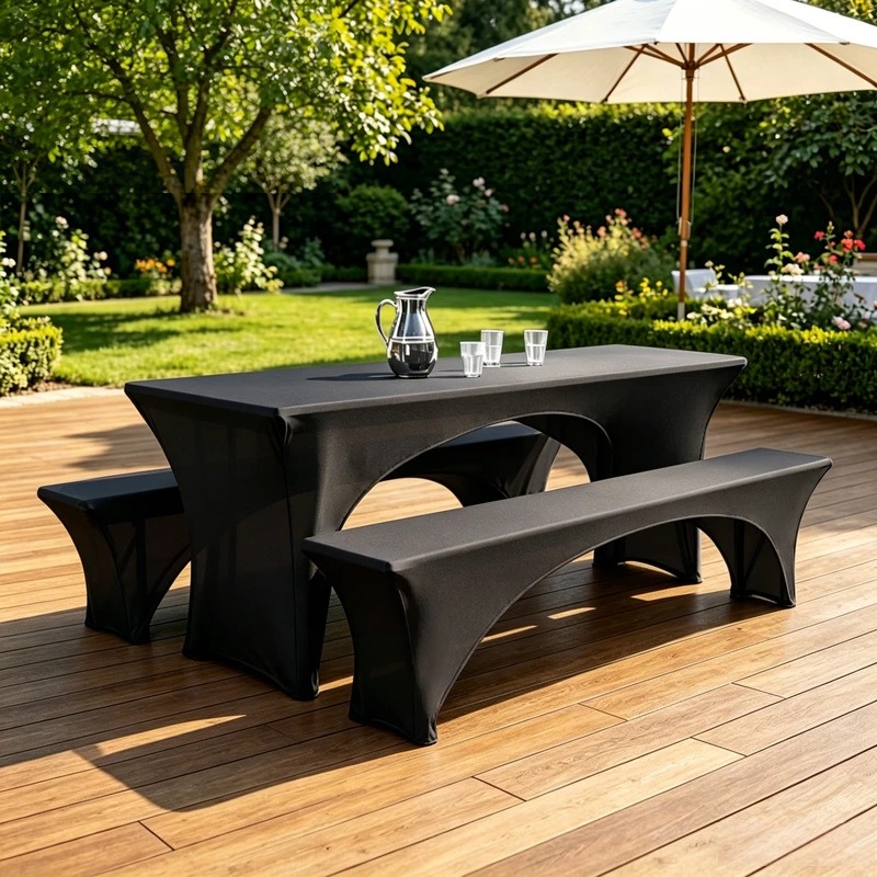 3Pcs Spandex Table Cover Open  - Home Textiles Today News recensione e prezzo
