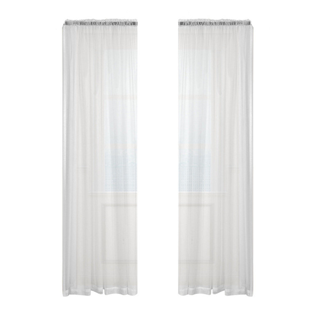 White Sheer Voile Window Curta - Curtain Sheer Voile recensione e prezzo