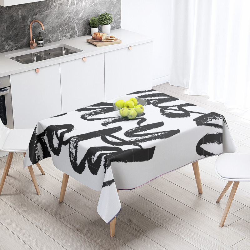 Pink Tablecloth with Red Lette - Home Textiles Today News recensione e prezzo