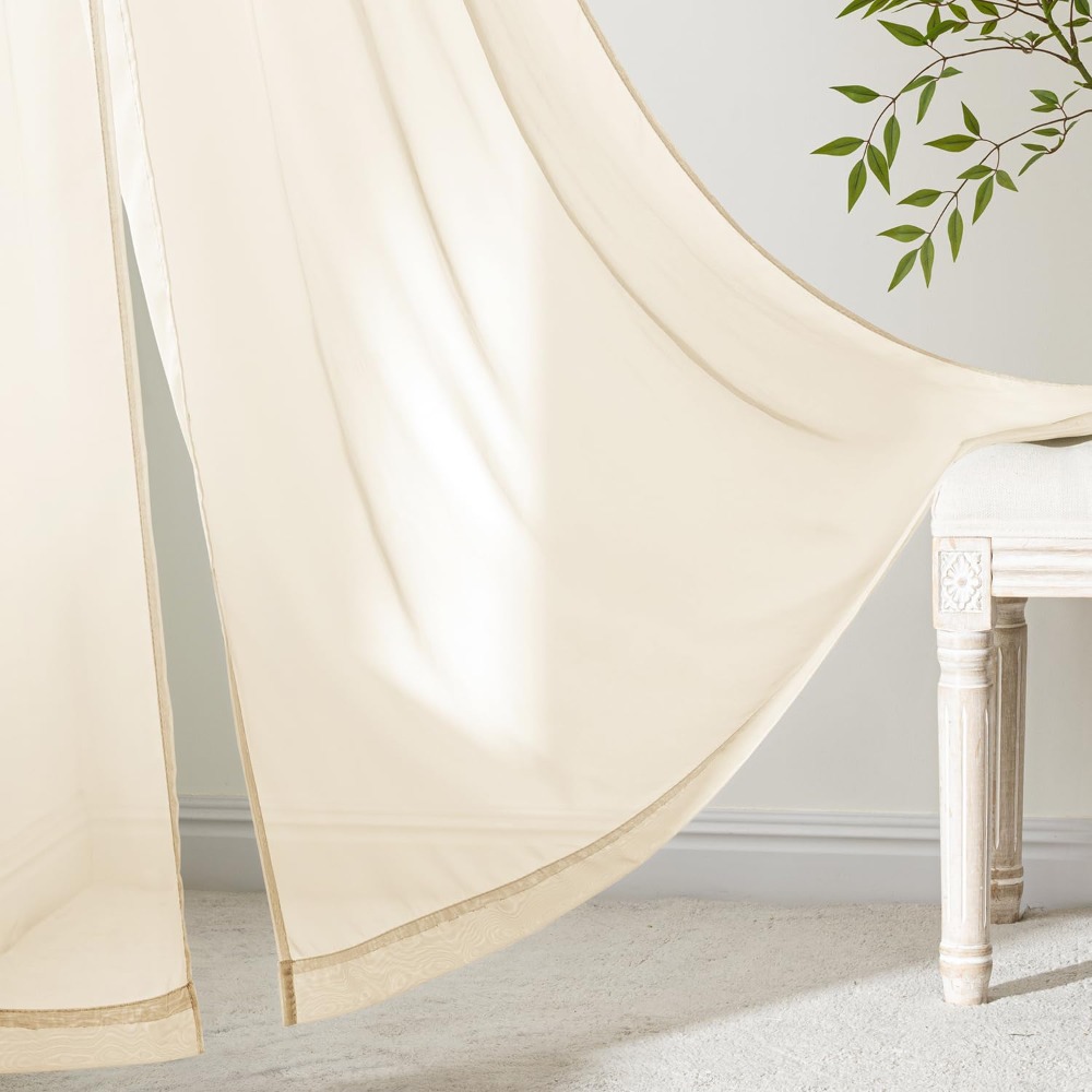 Butter Cream Sheer Curtains 84 - Curtain Sheer Voile recensione e prezzo