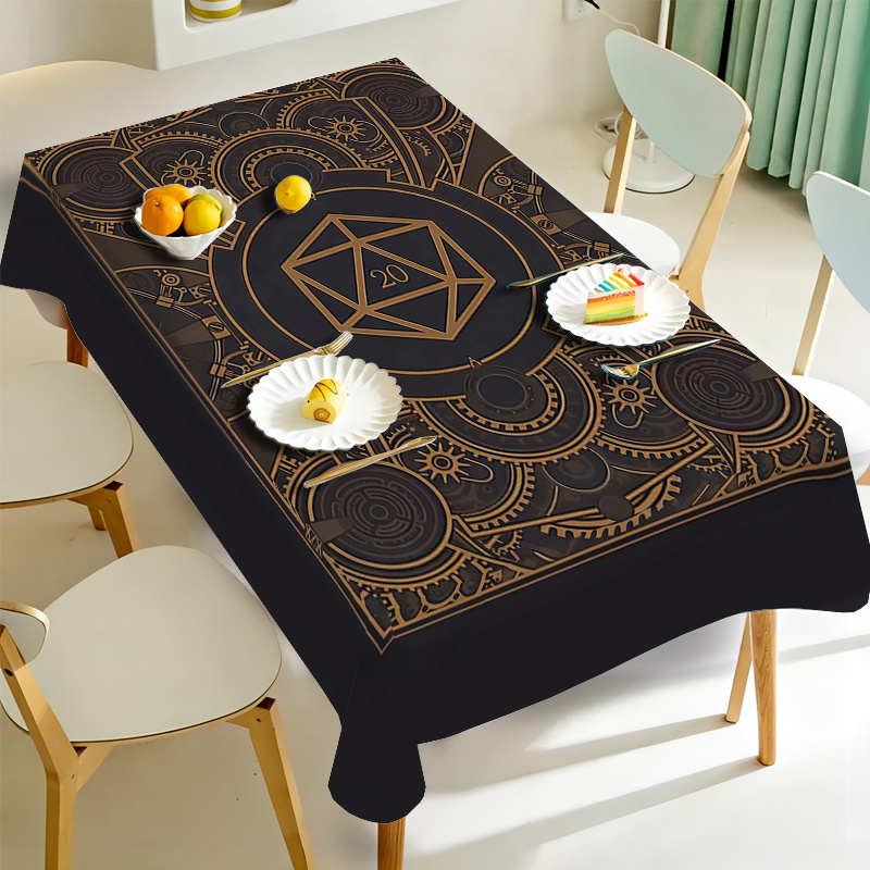 Steampunk Black Golden Gear Pa - Home Textile recensione e prezzo