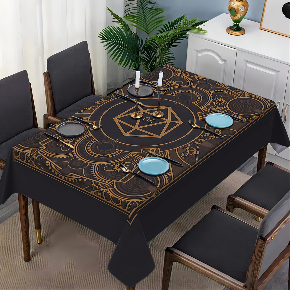 Steampunk Black Golden Gear Pa - Home Textile recensione e prezzo