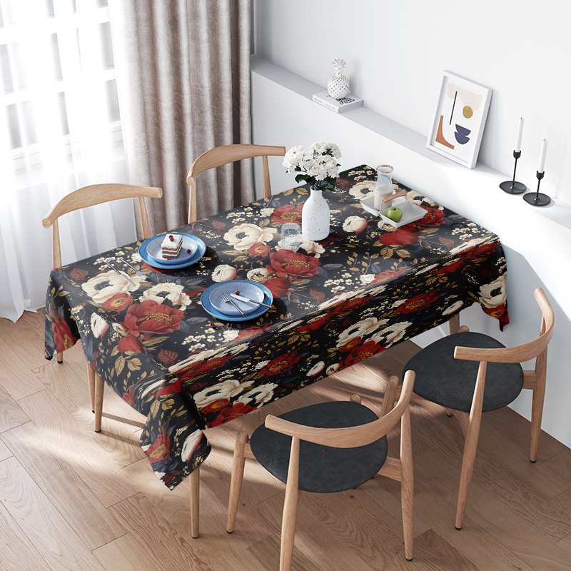 Vintage Floral Tablecloth with - Home Textiles Today News recensione e prezzo