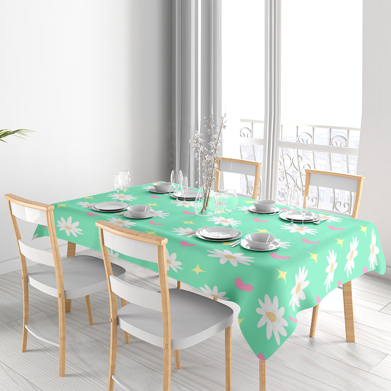 Spring Floral Tablecloth Print - Home Textiles Today News recensione e prezzo