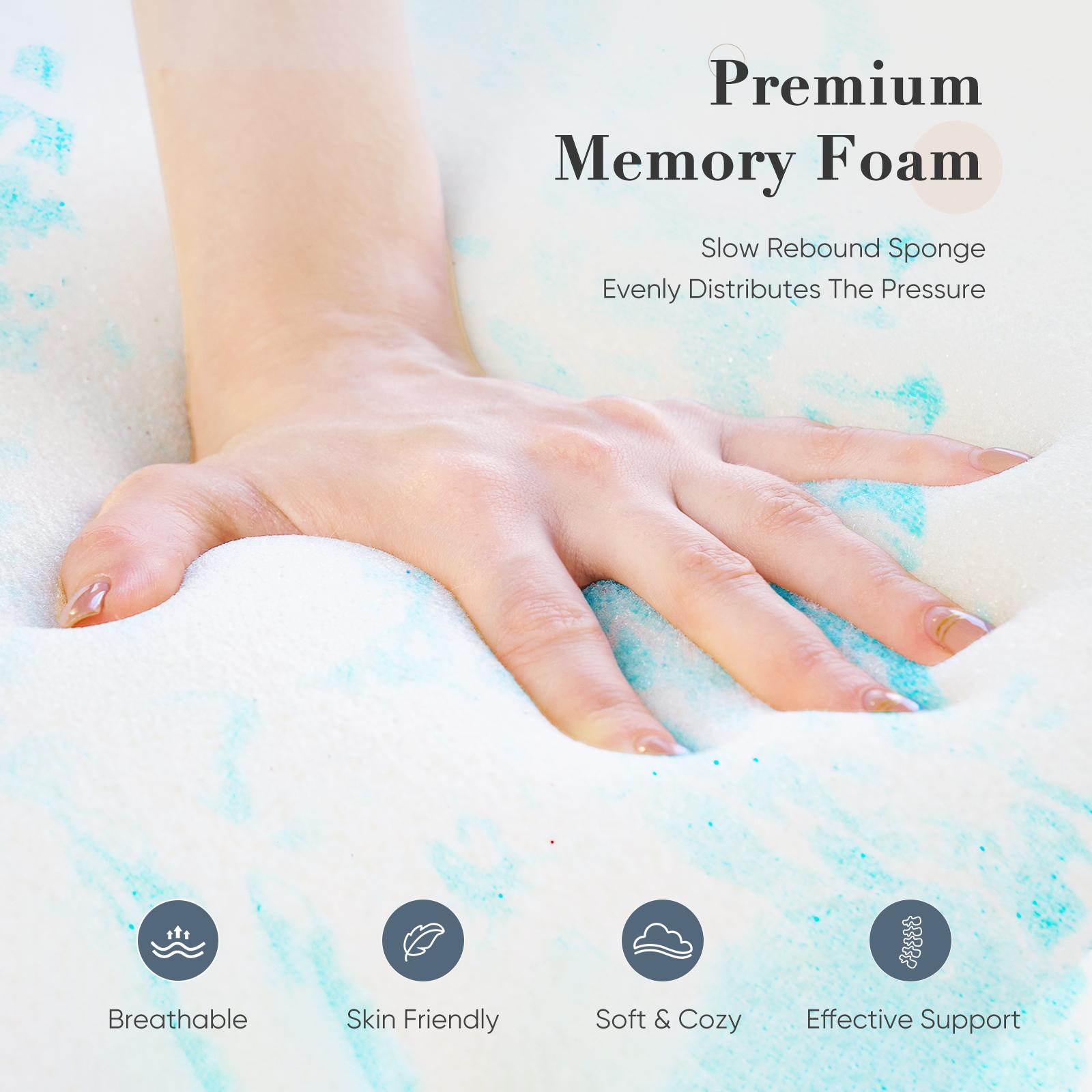 Summer Cooling Gel Memory Foam - Mattress Pad Topper recensione e prezzo