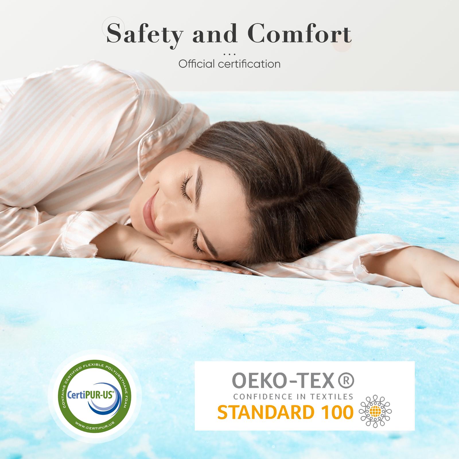 Summer Cooling Gel Memory Foam - Mattress Pad Topper recensione e prezzo
