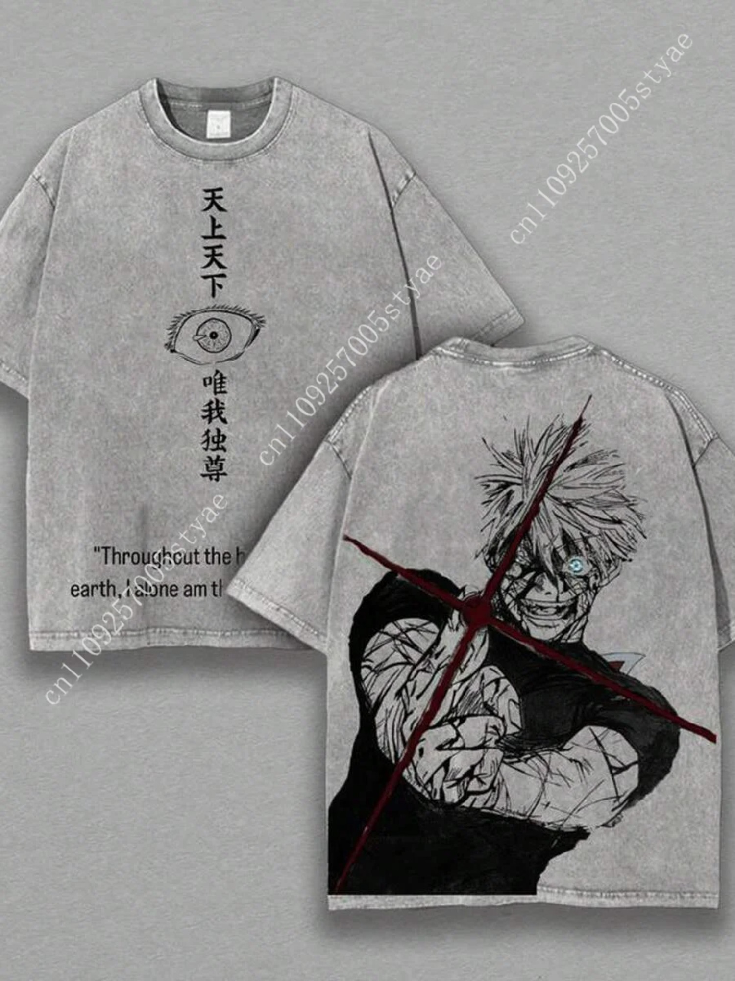 Gojo Satoru Graphic Tshirt  Ma - Quilt Cotton Summer recensione e prezzo