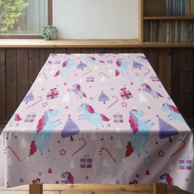 Pink Cartoon Print TableclothK - Home Textiles Today News recensione e prezzo