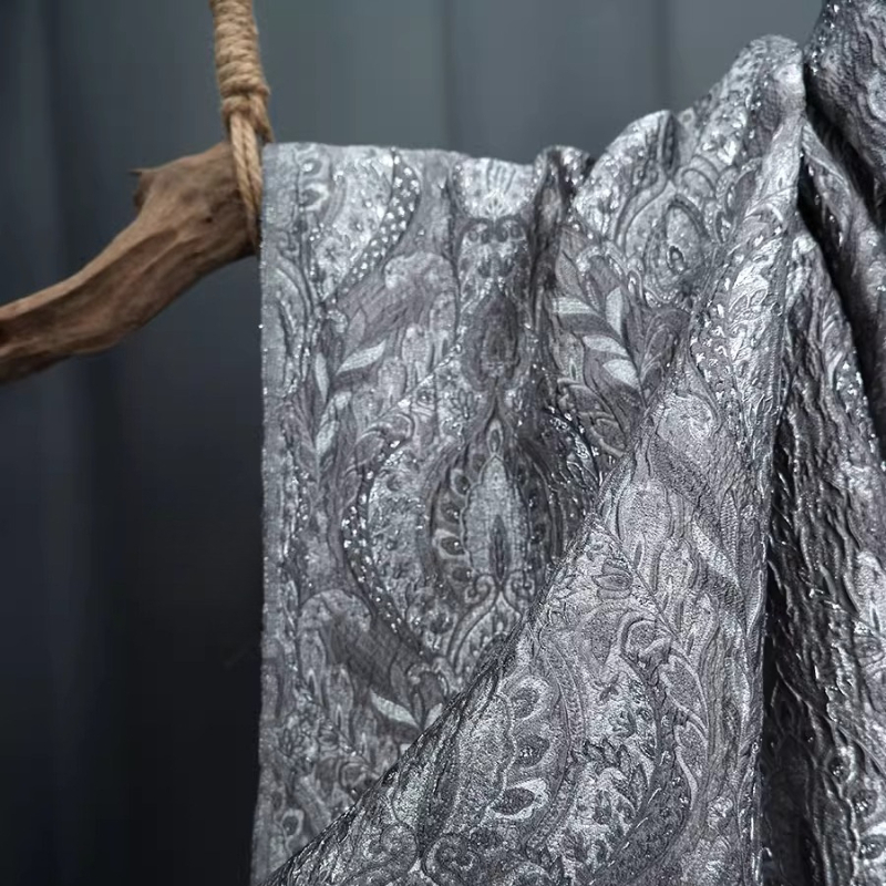 Gray Court Style Shiny Jacquar - Home Textiles Curtains recensione e prezzo