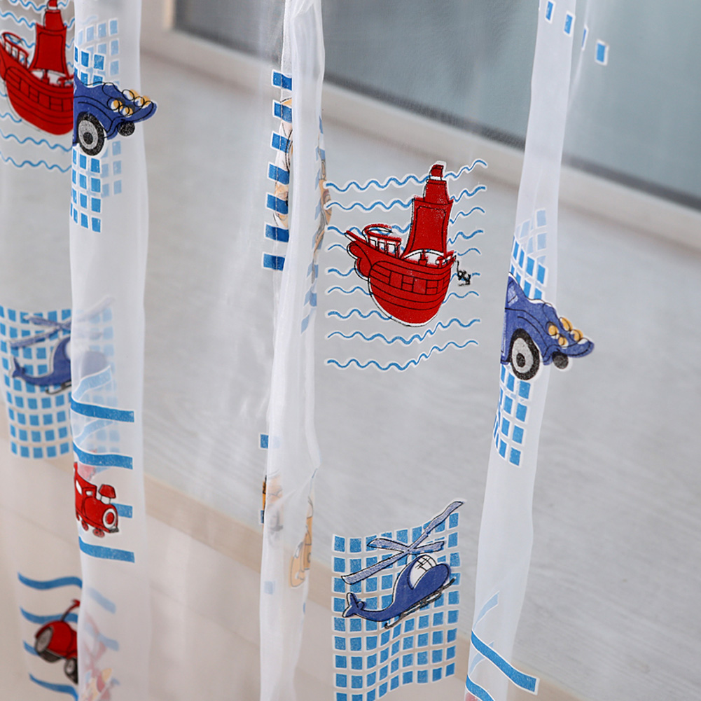 Kids Car Pattern Tulle Sheer C - Curtain Sheer Voile recensione e prezzo