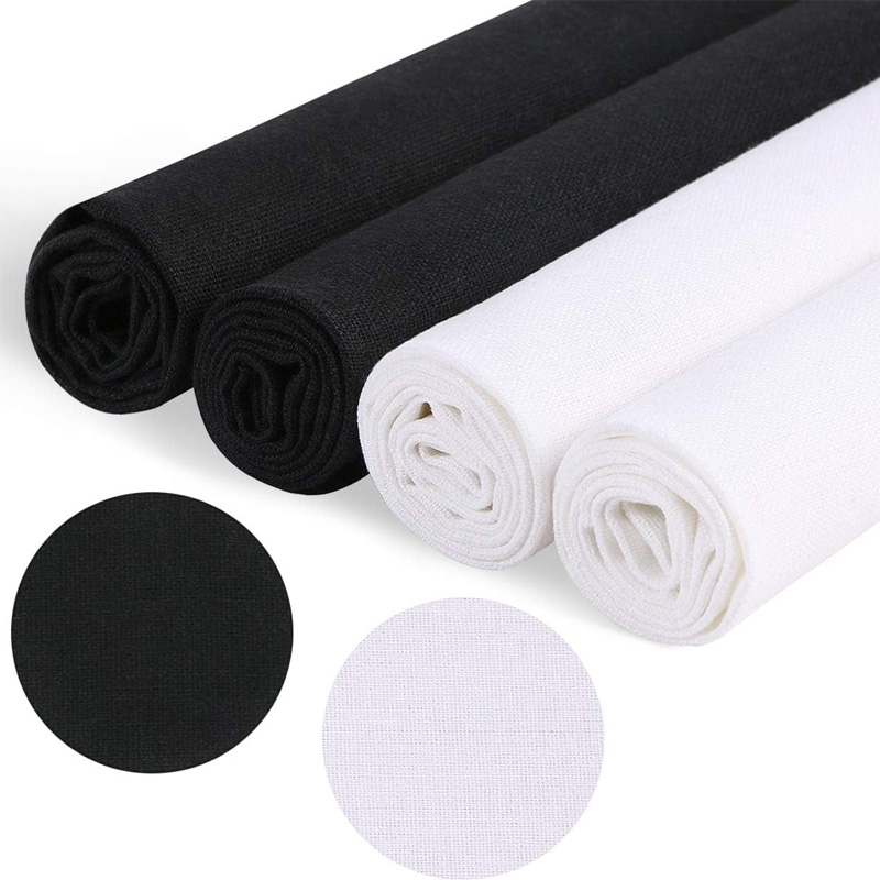 4 Pieces of Linen Fabric, Soli - Home Textiles Products recensione e prezzo