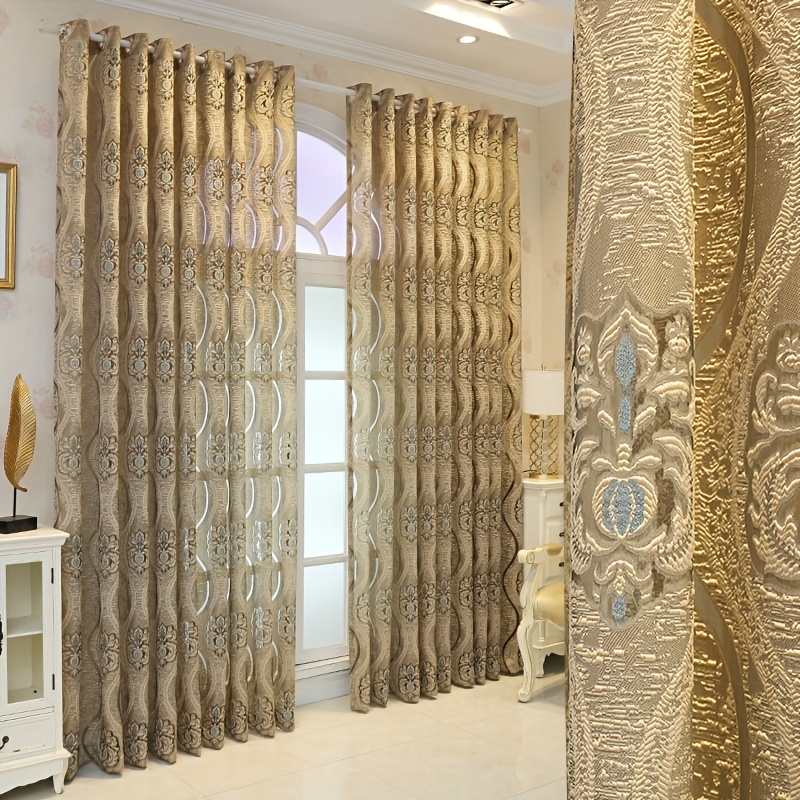 1pc Coffee 3D Embossed Sheer C - Curtain Sheer Voile recensione e prezzo
