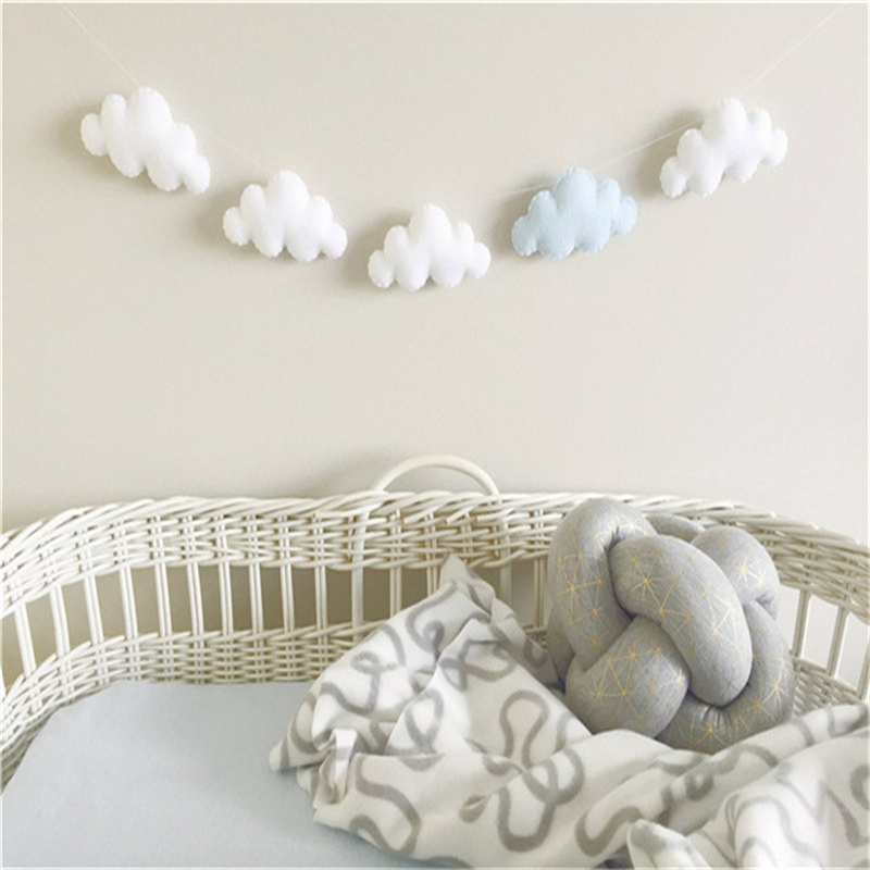 Nordic Felt Cloud Garlands Str - Home Textiles Curtains recensione e prezzo