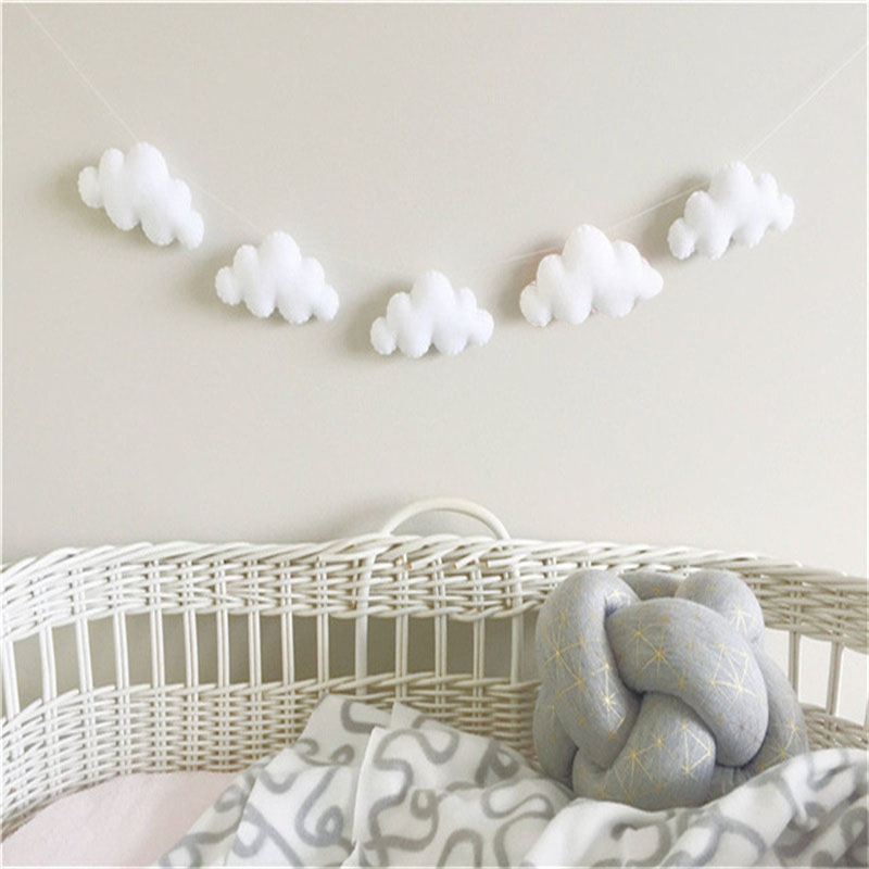 Nordic Felt Cloud Garlands Str - Home Textiles Curtains recensione e prezzo